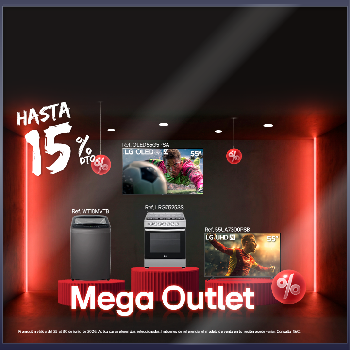 banner promocional Mega Outlet